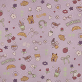 LILAC FINE POPLIN MATCHA & CHECKS 02004.004