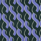 DARK GREEN COTTON SATIN ABSTRACT 02023.010