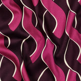 PURPLE COTTON SATIN ABSTRACT 02023.011