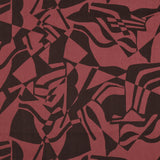 BROWN COTTON VISCOSE ABSTRACT  02040.005