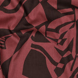 BROWN COTTON VISCOSE ABSTRACT  02040.005
