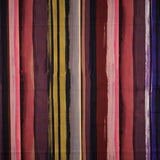 PURPLE COTTON VISCOSE DIGITAL STRIPES  02043.005