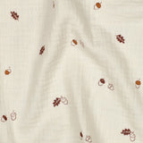 BRODERIE DOUBLE GAZE BLANCHENEON DOT 04935.001 