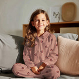 DINO FLANELLE COQUELICOT GRIS ROCK 05680.002 