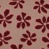 BROWN SWEAT MELANGE GLITTER FLOWERS 02123.016