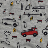 GREY SWEAT MELANGE FIREFIGHTERS  02125.002