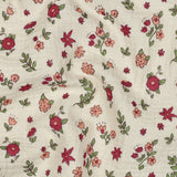 NATURAL DOUBLE GAUZE ORGANIC FLOWERS  02129.062