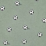 GREEN JERSEY MELANGE SOCCERBALLS  02185.017