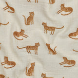 ECRU DOUBLE GAUZE DIGITAL LEOPARDS 02244.001