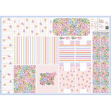 TAPIS DE PARC NUMÉRIQUE EN POPELINE COQUELICOT FRUITS 09213.001 