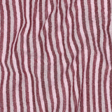 BURGUNDY DOUBLE GAUZE YARN DYED STRIPES & CHECKS  02486.002
