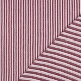 BURGUNDY DOUBLE GAUZE YARN DYED STRIPES & CHECKS  02486.002