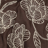 BRODERIE DOUBLE GAZE BLANCHENEON DOT 04935.001 