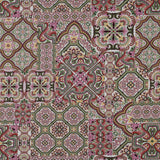 WHITE/ BORDEAUX CANVAS DIGITAL MOZAIC 03011.016