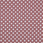 ECRU / DARK PURPLE FINE POPLIN GEOMETRIC 03024.013