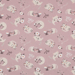 MAUVE FINE POPLIN  CATS 03041.015