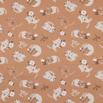 PEACH FINE POPLIN  CATS 03041.012