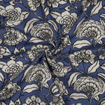 BLUE CANVAS FLOWERS 03157.004