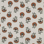 SAGE/ORANGE CANVAS FLOWERS 03157.011