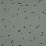 NILE DOUBLE GAUZE SMALL HEARTS 03166.008