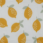 WHITE DOUBLE GAUZE LEMONS 03168.004