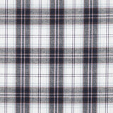 NAVY BRUSHED YARN DYED CHECK 03471.001