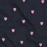 WEISSE DOPPELGAZE-STICKEREI, NEON DOT 04935.001 
