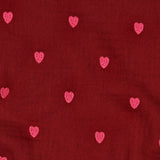 WEISSE DOPPELGAZE-STICKEREI, NEON DOT 04935.001 