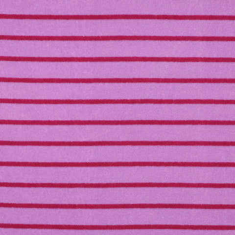 PINK / FUCHSIA COTTON TOWELLING YARN DYED STRIPES 03807.003