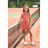 BLUSH/LILAC COTTON TOWELLING YARN DYED STRIPES 03807.005