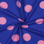 COBALT FLANNEL DOTS 04092.002