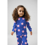 COBALT FLANNEL DOTS 04092.002