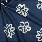 JEANS STRETCH JEANS FLOWERS 04219.001