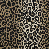 BROWN COTTON TWILL STRETCH ANIMAL SKIN 04620.001