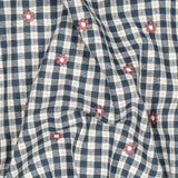 WEISSE DOPPELGAZE-STICKEREI, NEON DOT 04935.001 