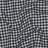 NAVY COTTON YARN DYED BRUSHED CHECKS 04800.001