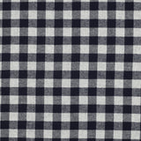 NAVY COTTON YARN DYED BRUSHED CHECKS 04800.011