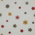 ECRU COTTON VOILE EMBROIDERY FLOWERS 04934.001