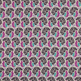 PURPLE FINE POPLIN FLOWERS 05172.005