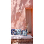 FLEURS EN TOILE COQUELICOT ROSE VIEUX 05986.001 
