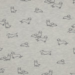 ECRU SWEAT MELANGE DOGS 05536.001