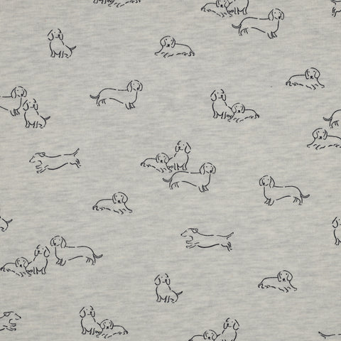 ECRU SWEAT MELANGE DOGS 05536.001