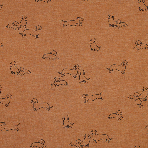 COGNAC SWEAT MELANGE DOGS 05536.034