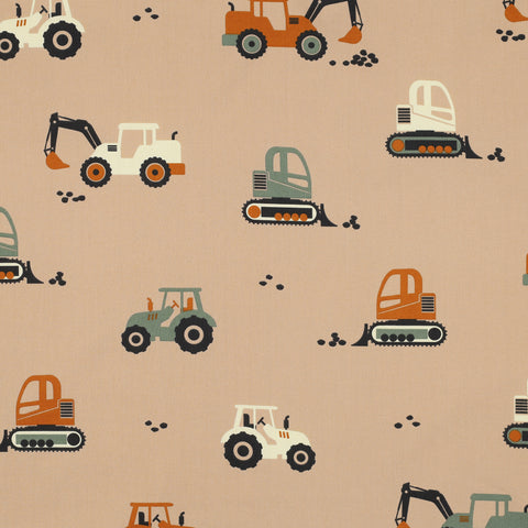 BEIGE FINE POPLIN VEHICLES 05586.001