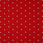 RED / WHITE FINE POPLIN HEARTS 06120.015