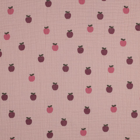 SOFT ROSE DOUBLE GAUZE FRUITS 06129.005