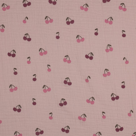 SOFT ROSE DOUBLE GAUZE FRUITS 06129.015