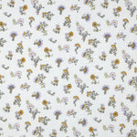 WHITE DOUBLE GAUZE ORGANIC FLOWERS 06146.004