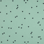SAGE RIB JERSEY HEARTS 06285.006