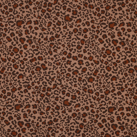 BEIGE RIB JERSEY ANIMAL SKIN 06287.003